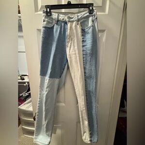 Pacsun patch mom jeans